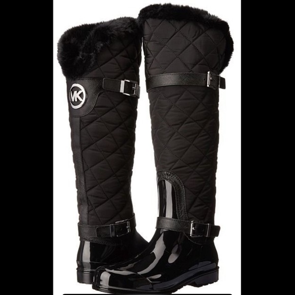 michael kors fur rain boots - Picture 2 of 3